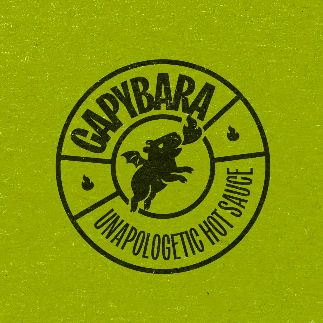 Capybara logo variation.
