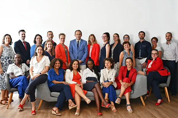 the Savignac team in charge of student support