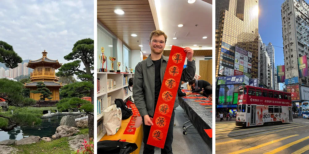Plongée au cœur de Hong Kong : l’aventure de Baptiste, étudiant de Savignac, à PolyU
