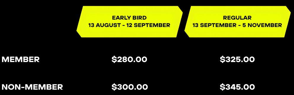 PROMAX 2023 | REGISTRATION FEES