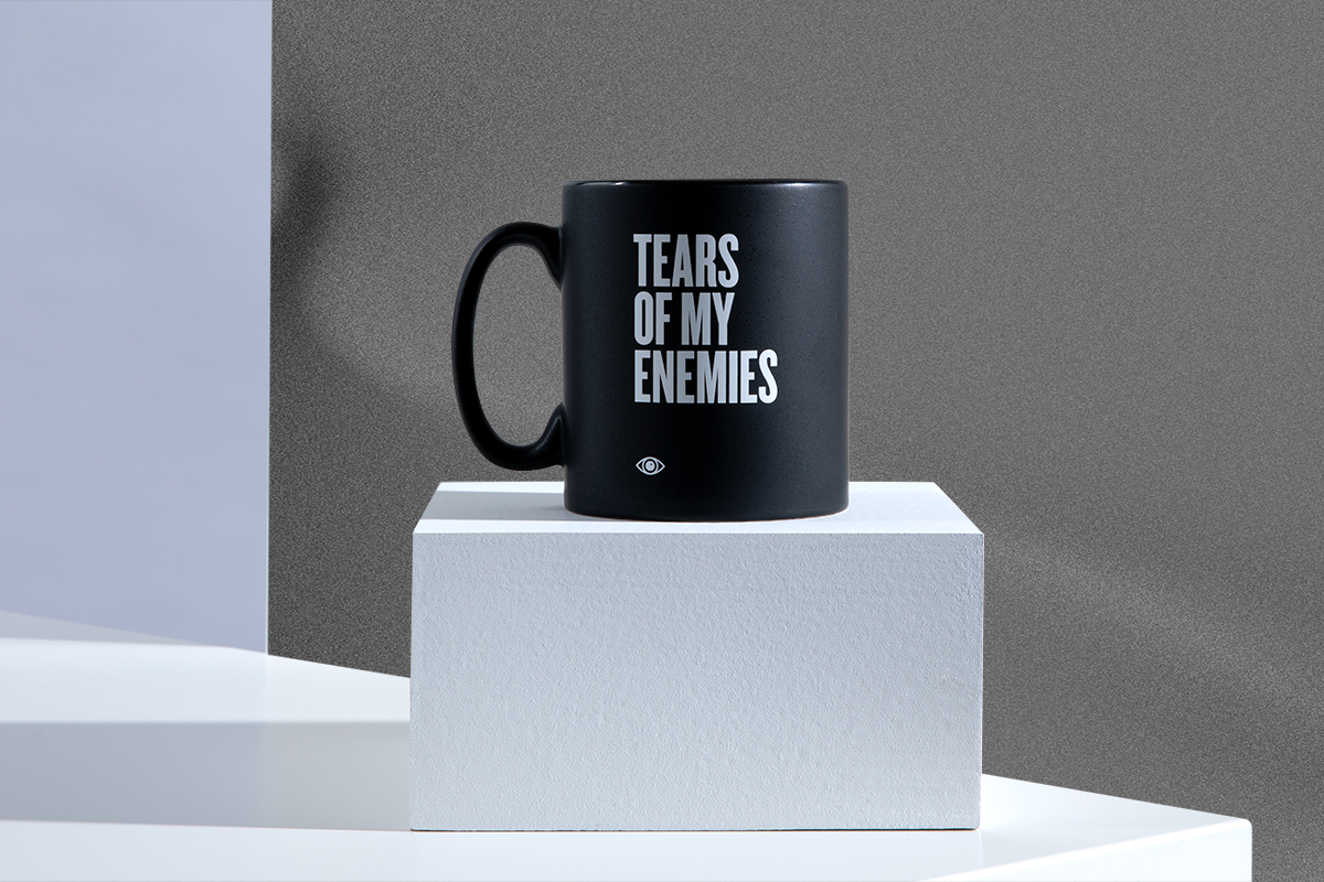 Tazza Gift Base 325 Ml Con Scritta “Blood And Tears Of My Enemies” – Ceramica Bianca, Lavabile In Lavastoviglie E Microonde