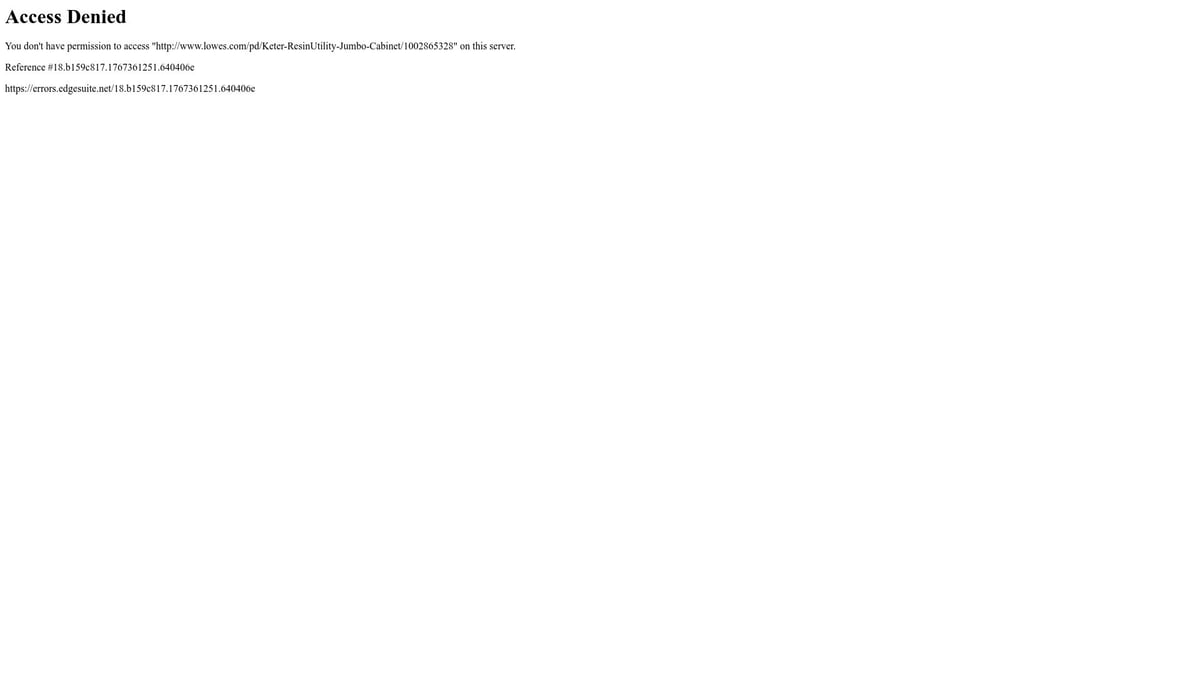 7 Innovative Garage Storage Solutions for 2026 - Keter Utility Jumbo Cabinet