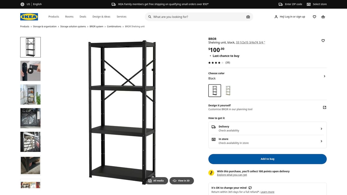 7 Innovative Garage Storage Solutions for 2026 - IKEA BROR Shelving Unit