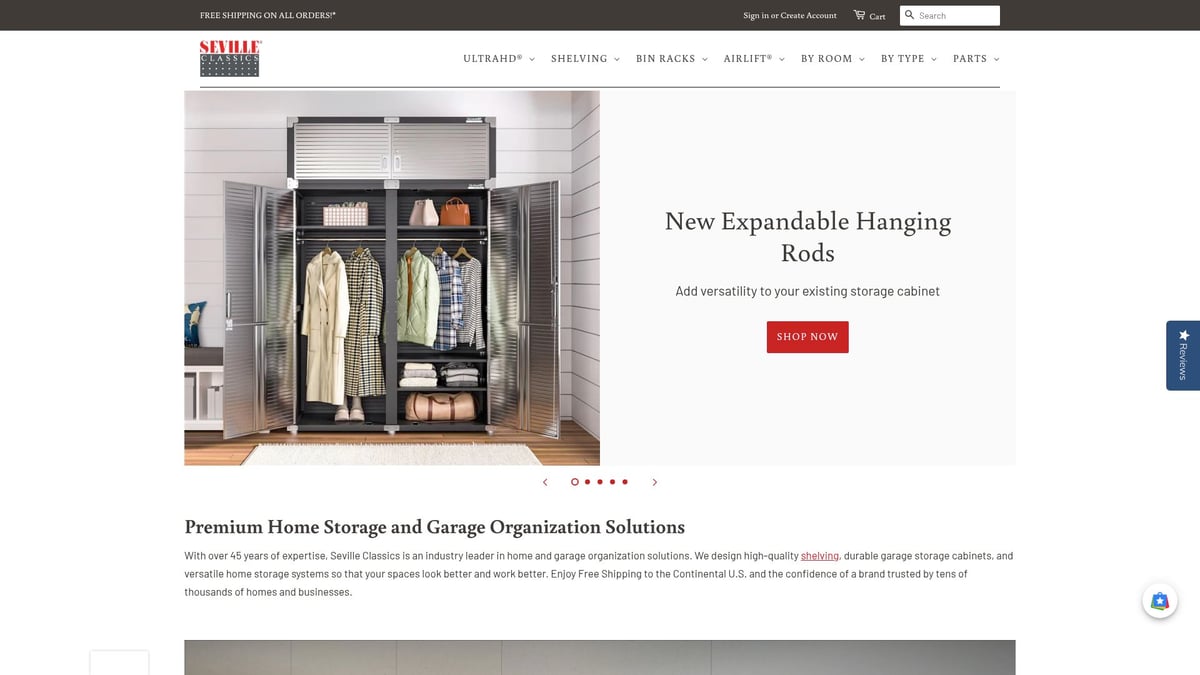 9 Essential Professional Garage Organizers for 2026 - Seville Classics UltraHD Rolling Workbench