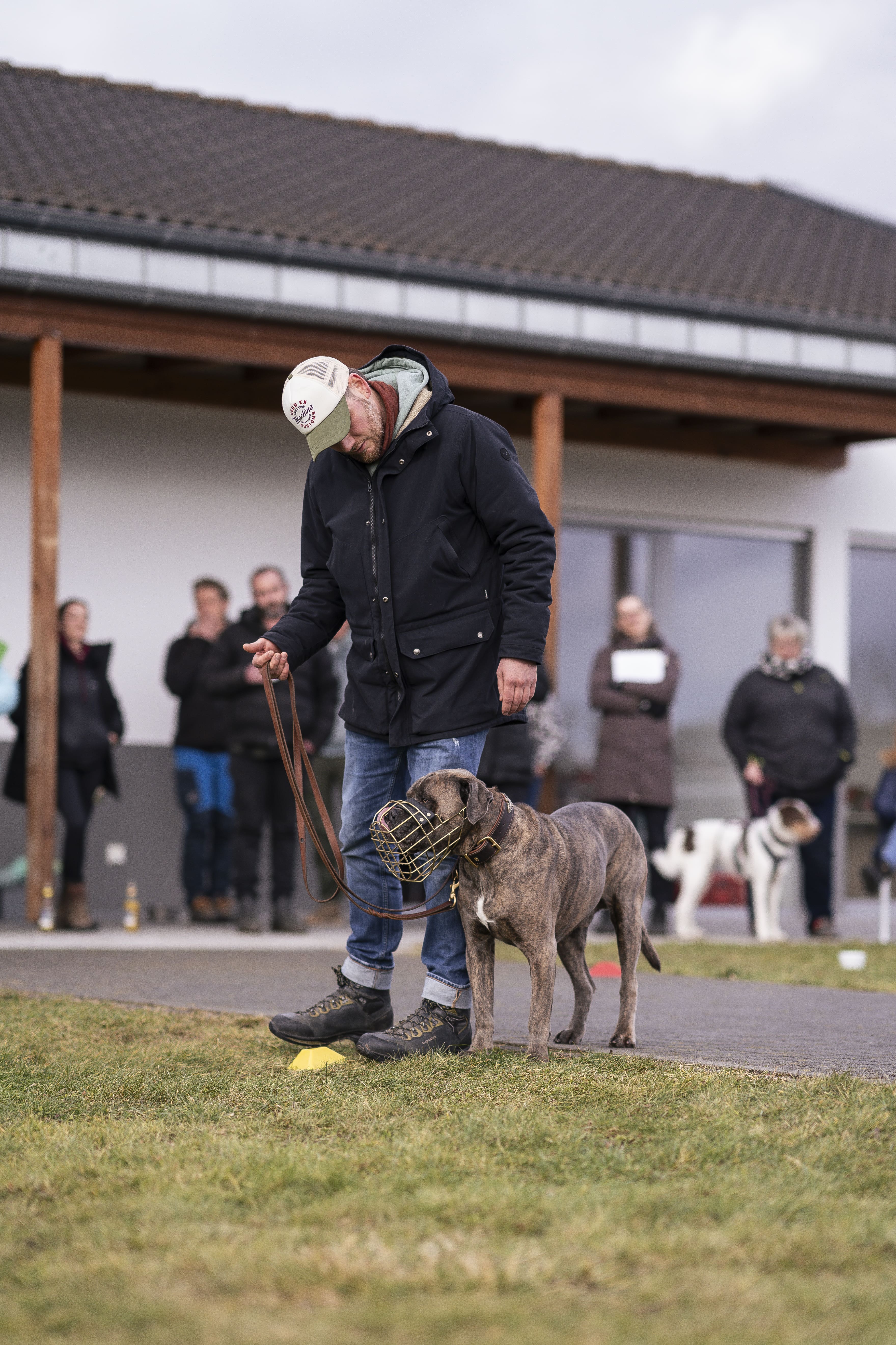 Mann leistet dem Hund Erste Hilfe von FellFibel