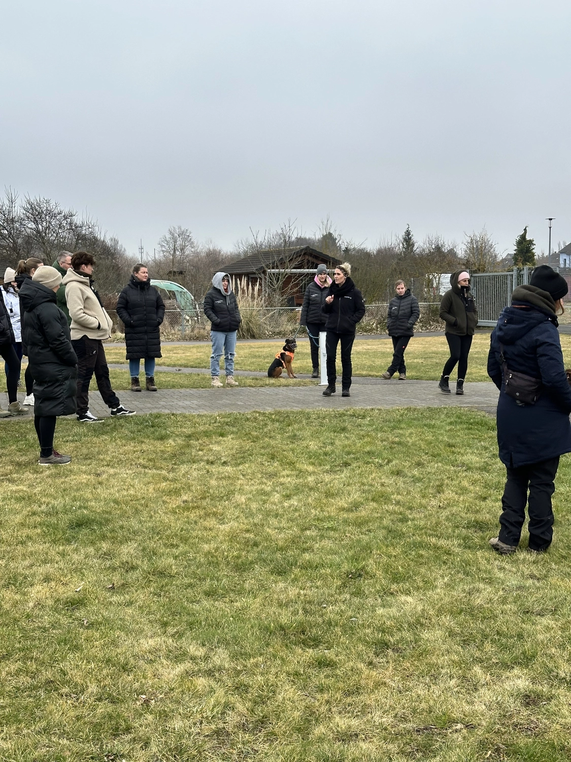Mann leistet dem Hund Erste Hilfe von FellFibel