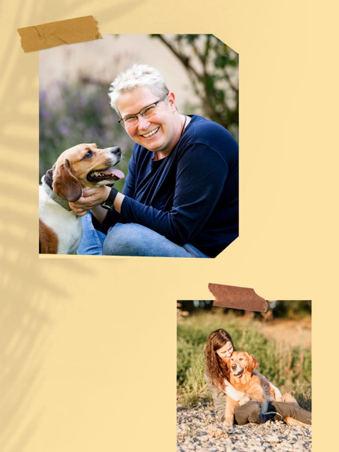 Ein Mann mit einem Hund von FellFibel