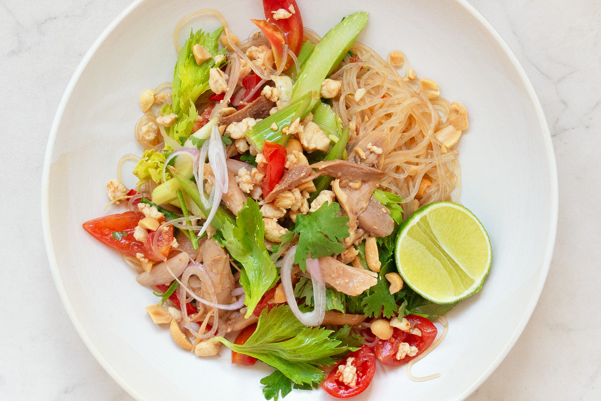 Yam Woon Sen – Thailändischer Glasnudel-Salat