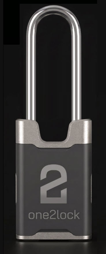 One2Lock Padlock X01 with 8 mm shackle, 100 mm length