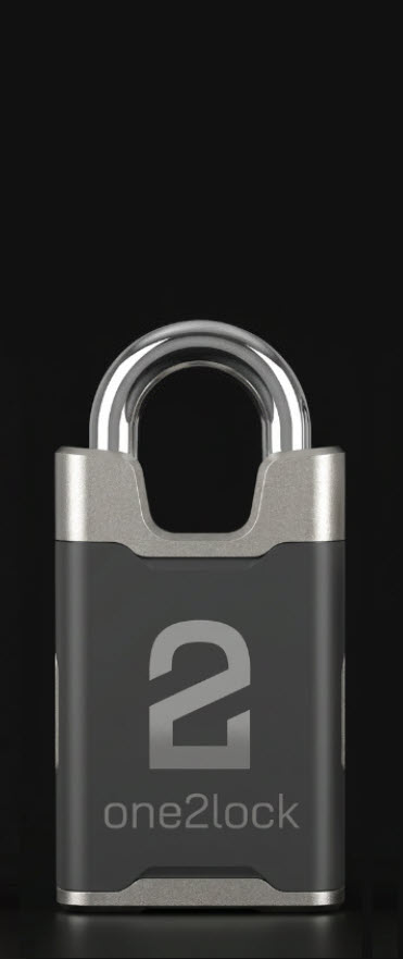 One2Lock Padlock X01 with 10 mm shackle, 35 mm length