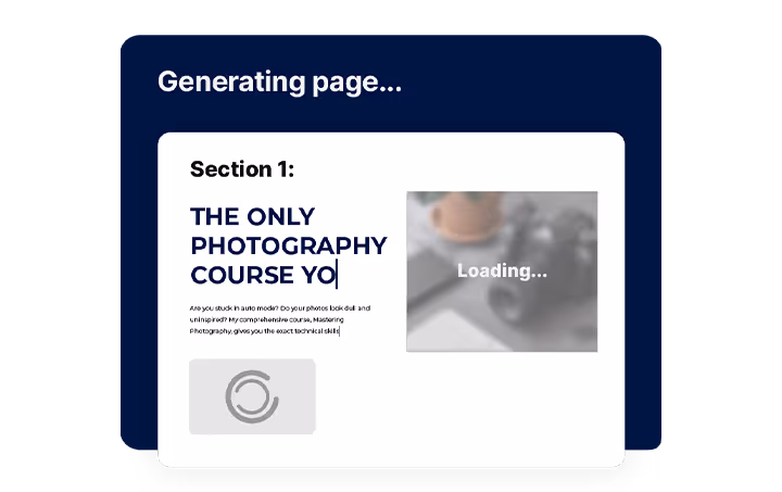 Create a new upsells in seconds