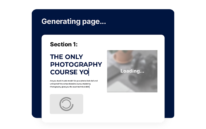 Create a new upsells in seconds
