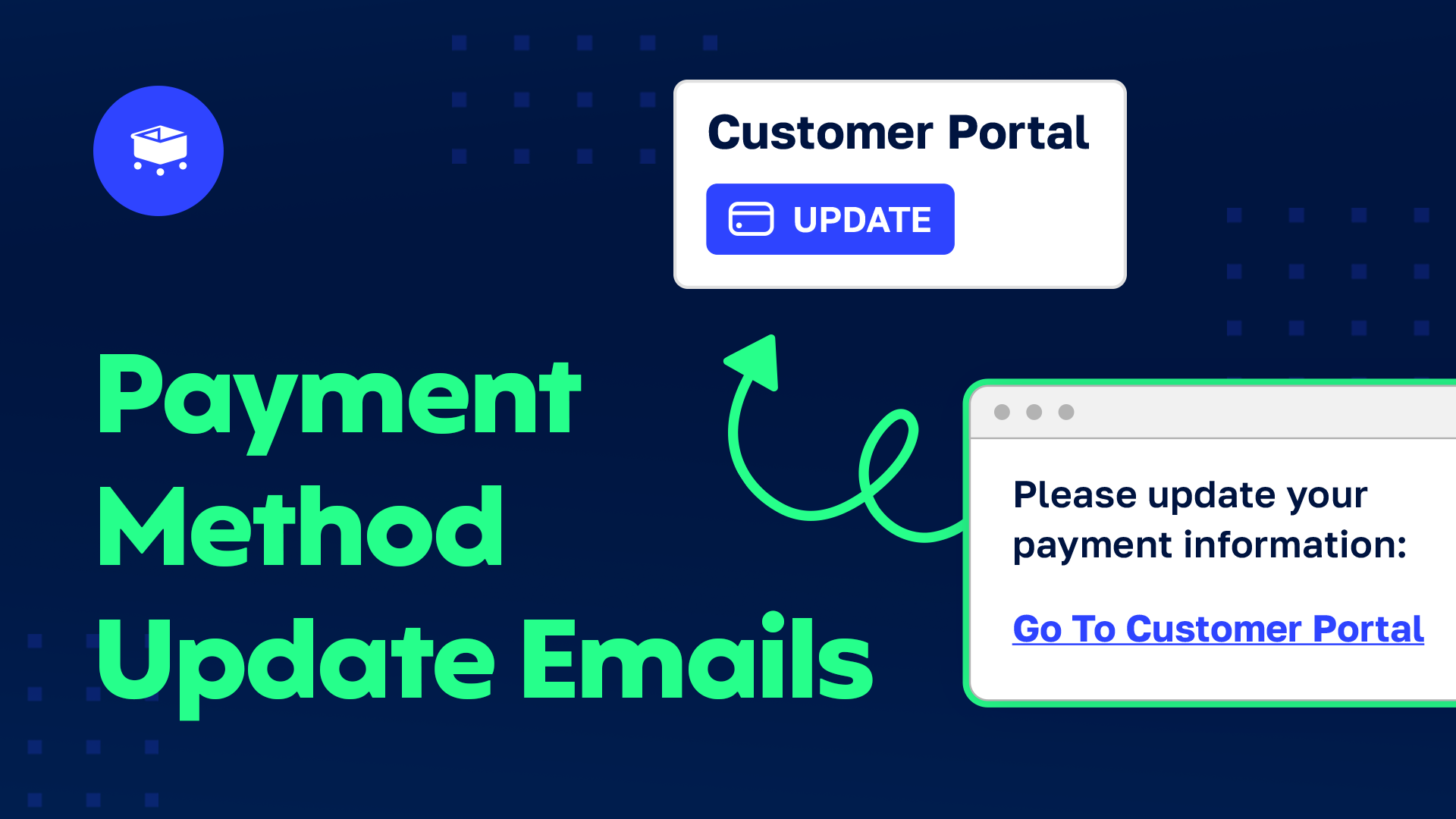 Payment Method Update Emails Link to Customer Portal