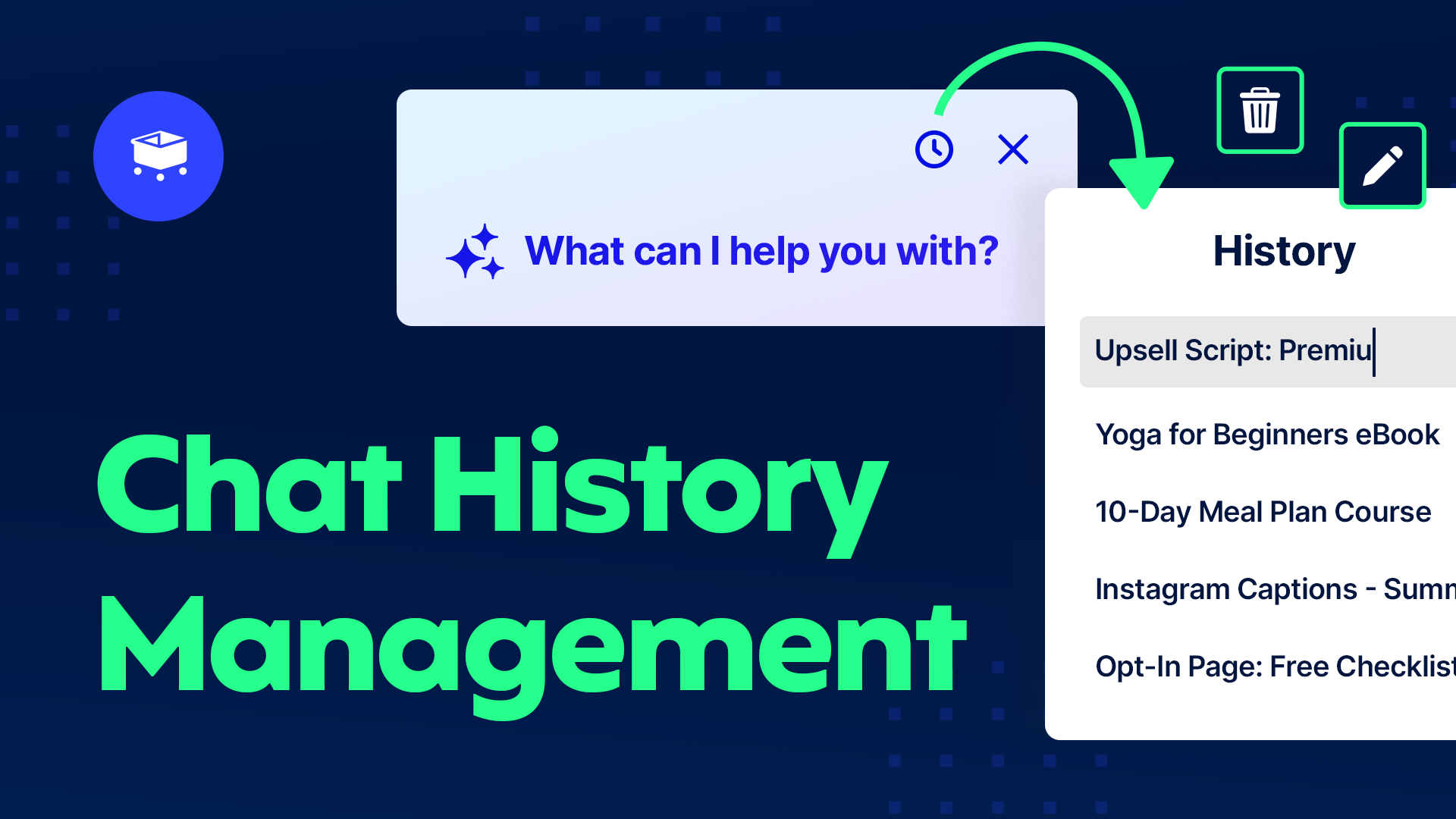 CreatorAI Assistant - Chat History Management