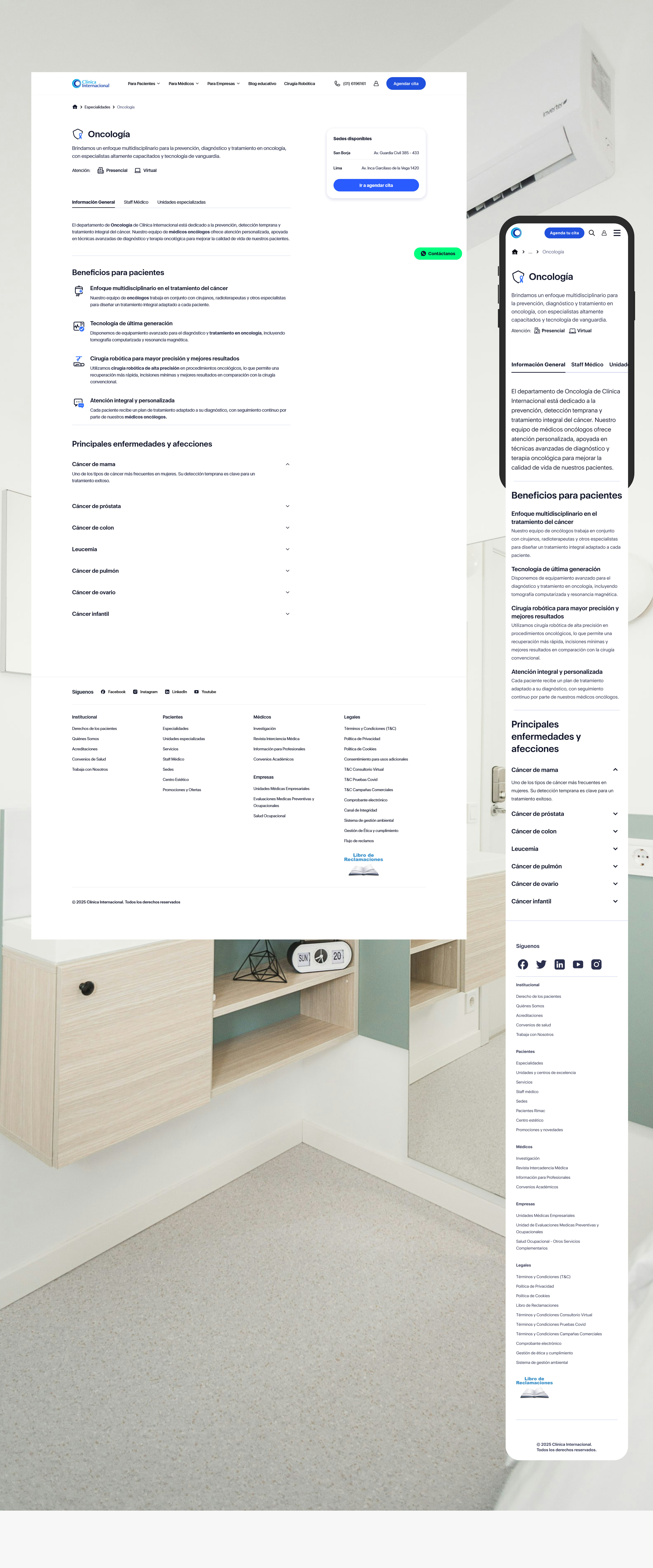 Finished project with mockup