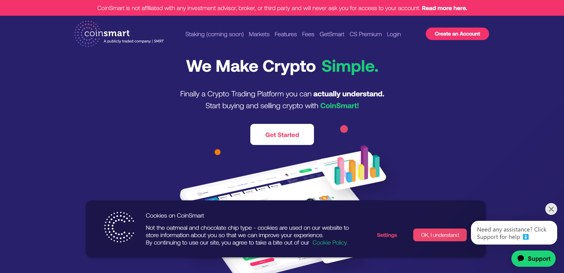 CoinSmart Login – Canada’s Most Trusted Crypto Trading Platform