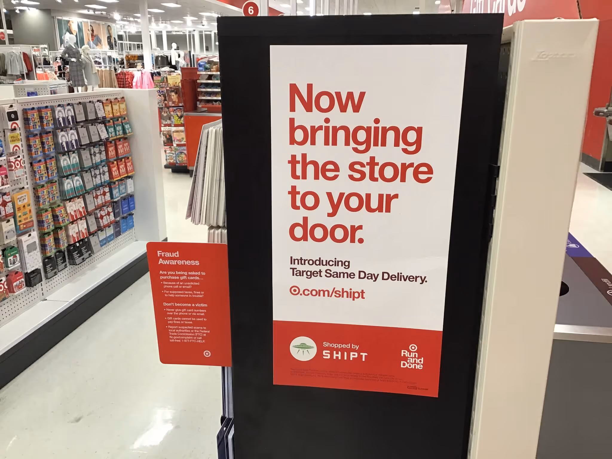 Target ad about shipt delivery