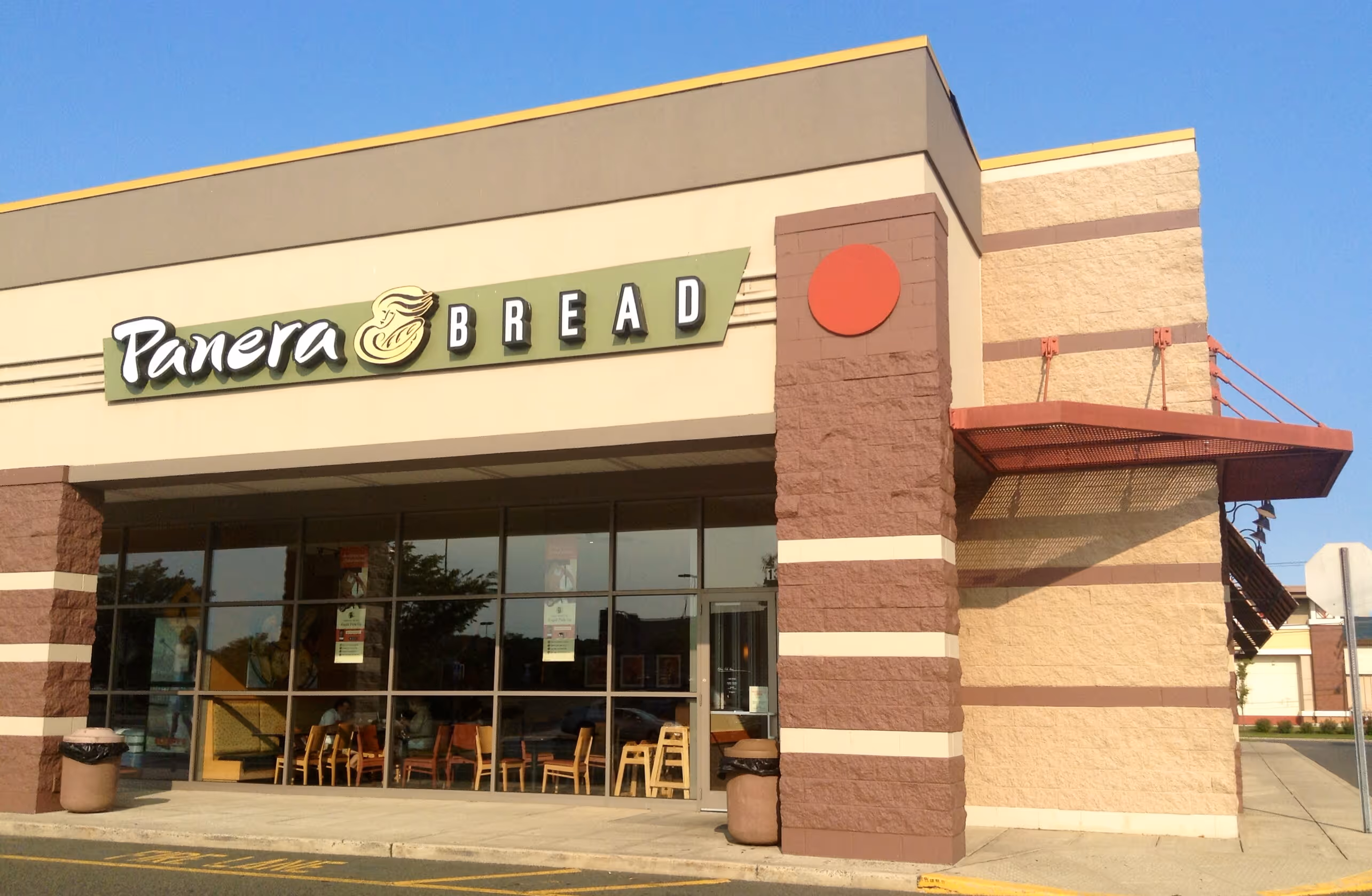 Panera Bread restaurant storefront