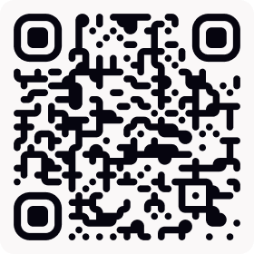 Black and white QR code on a light background.