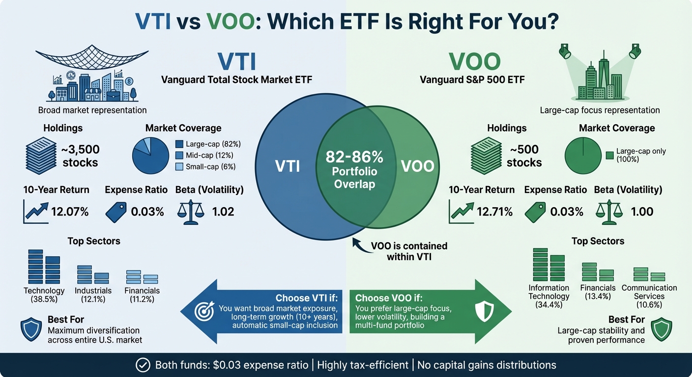 VTI Vs VOO Total Market Or S P 500 How To Decide Mezzi VTI Vs VOO Total Market Or S P 500 How To Decide Mezzi
