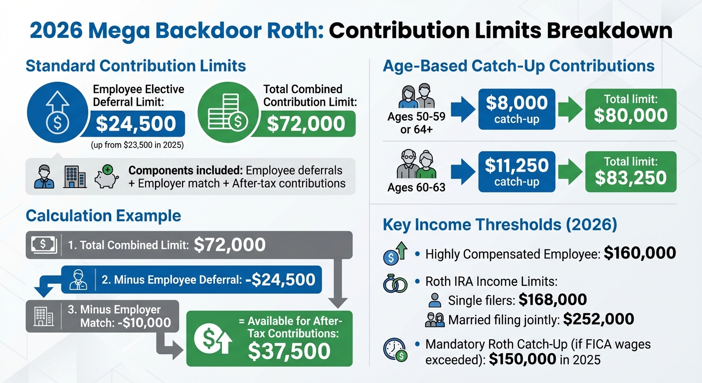 2026 Mega Backdoor Roth Contribution Limits and Calculation Guide