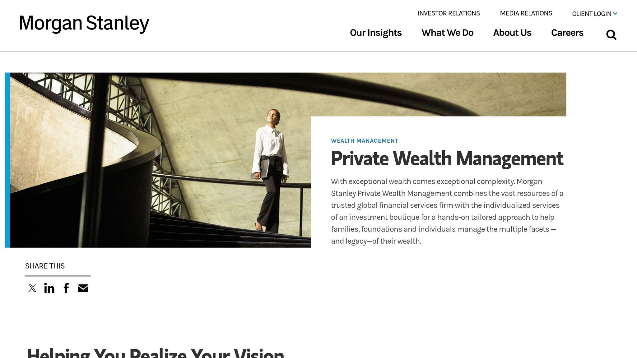 Morgan Stanley Private Wealth Management