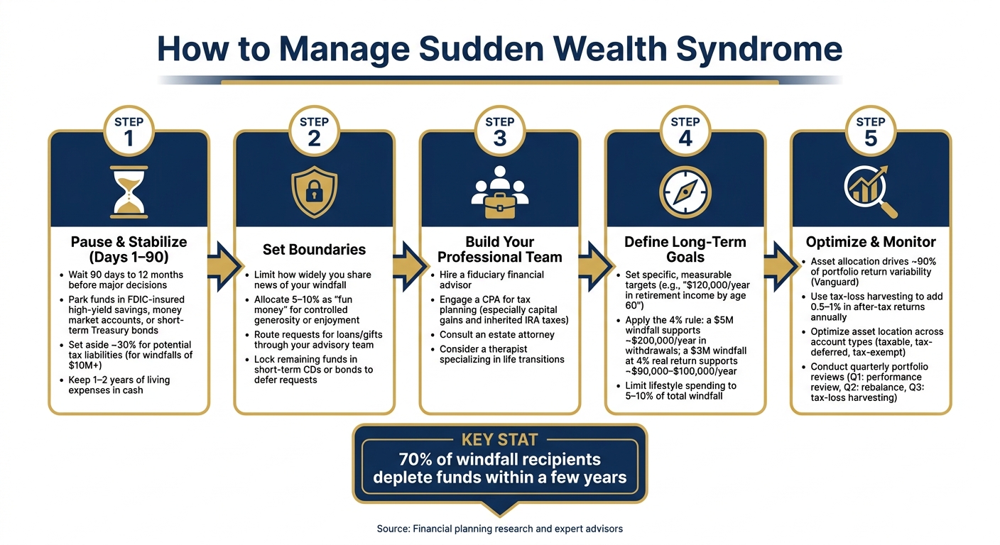 How to Manage Sudden Wealth Syndrome: A Step-by-Step Guide