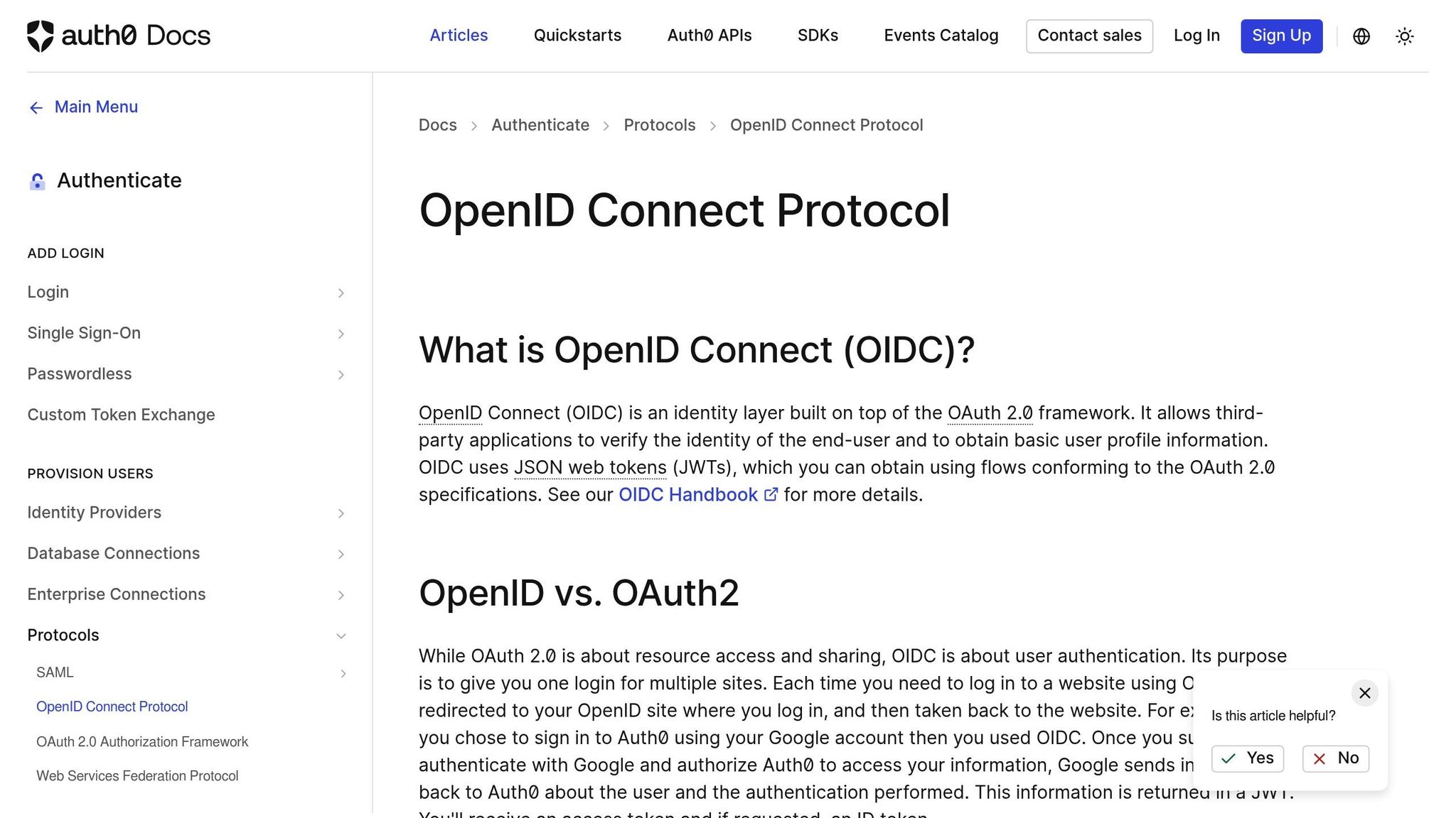 OpenID Connect