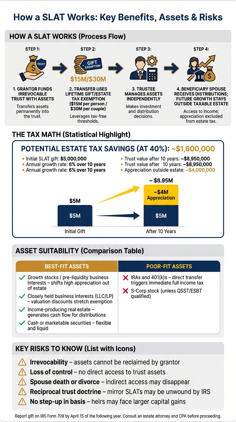 SLAT Asset Suitability & Tax Benefit Overview