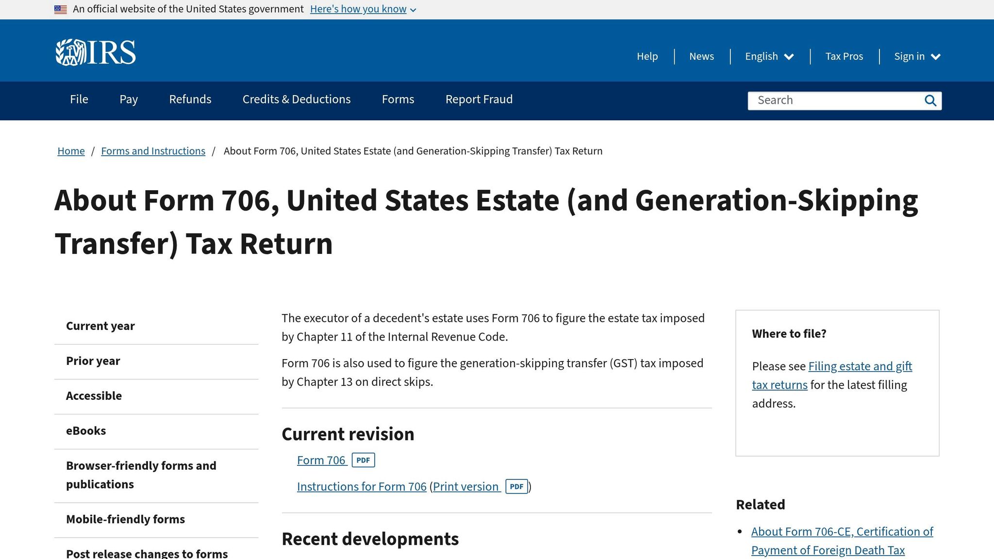 Form 706