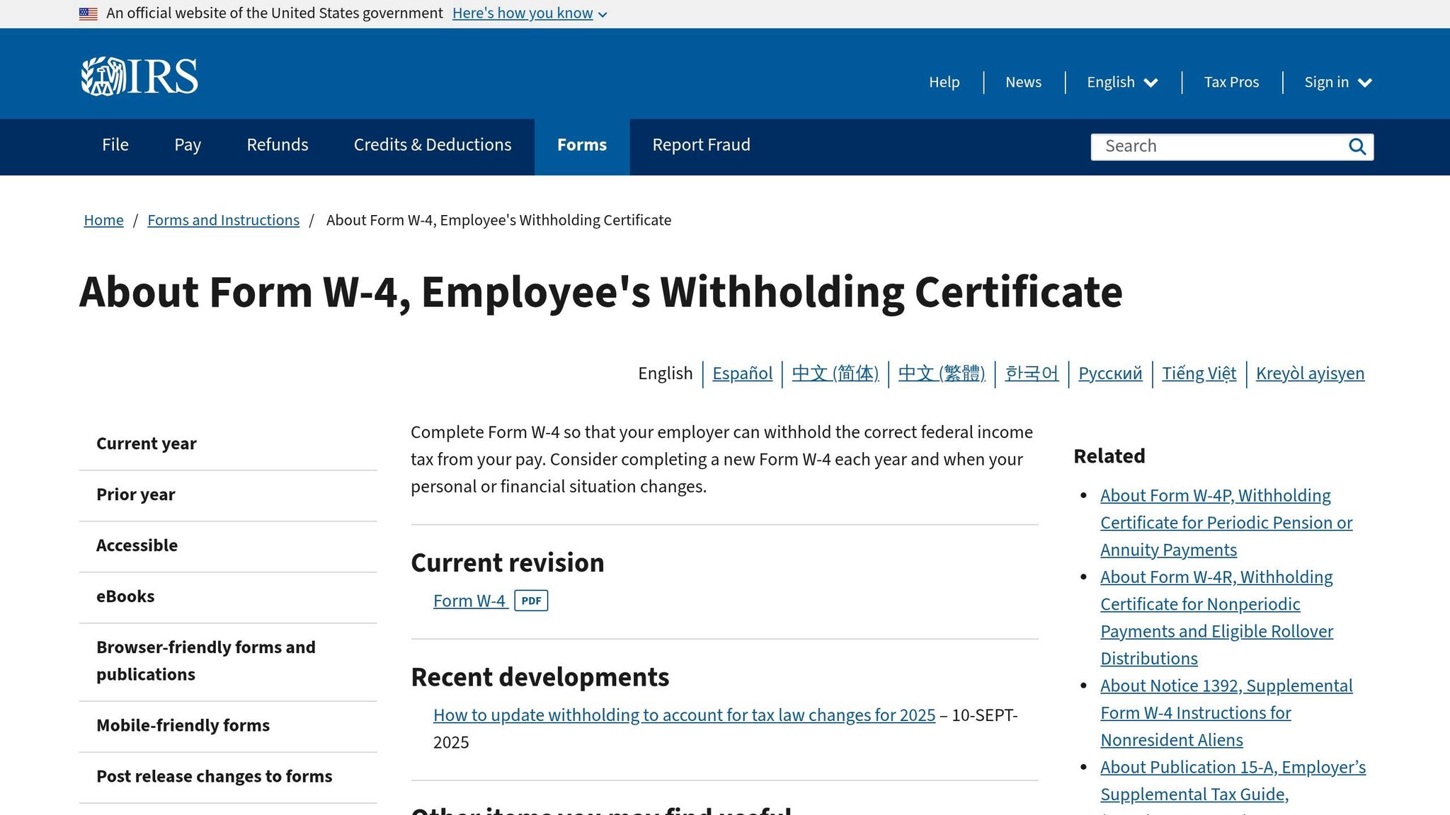 Form W-4