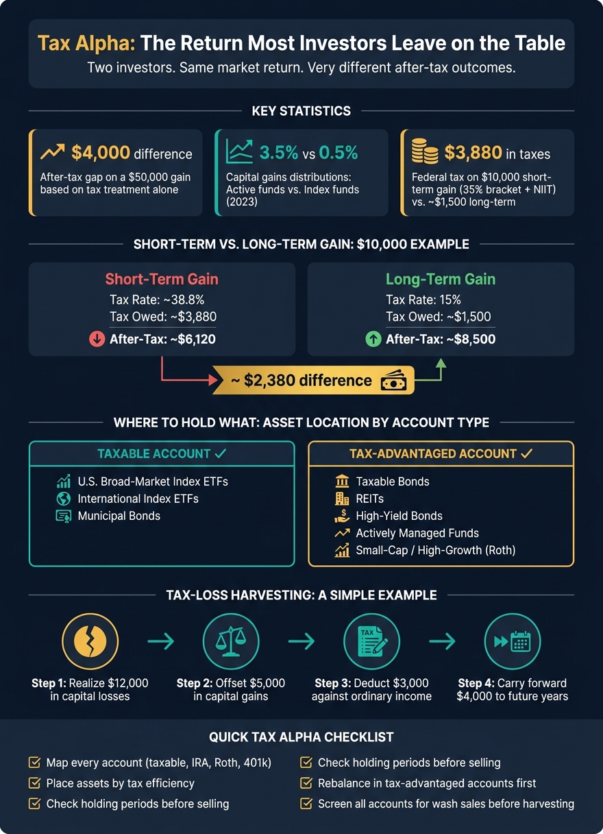 Tax Alpha: How Asset Location & Tax Treatment Impact Your After-Tax Returns
