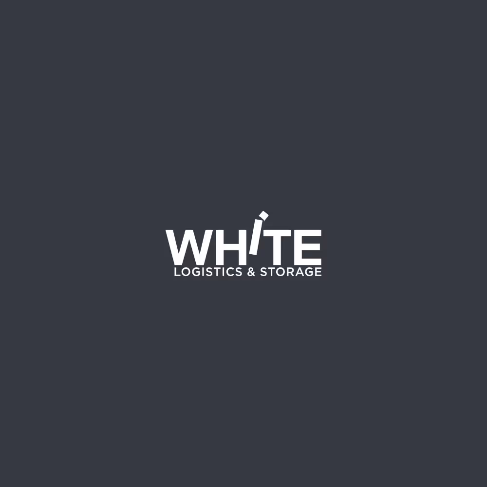 White logistics & storage logo