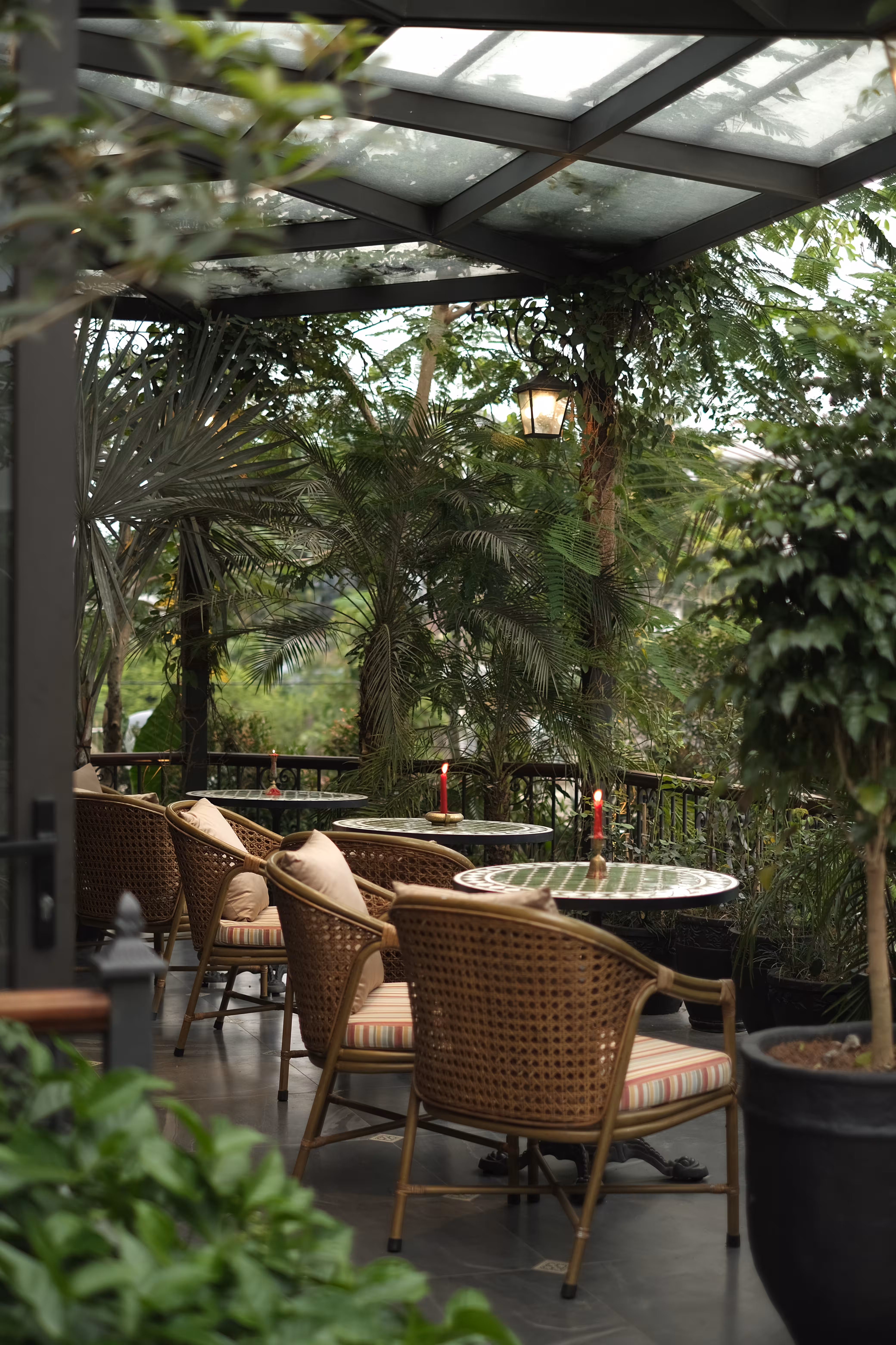 Outdoor section Le Soleil de Hue- Ancient Hue's French Restaurant
