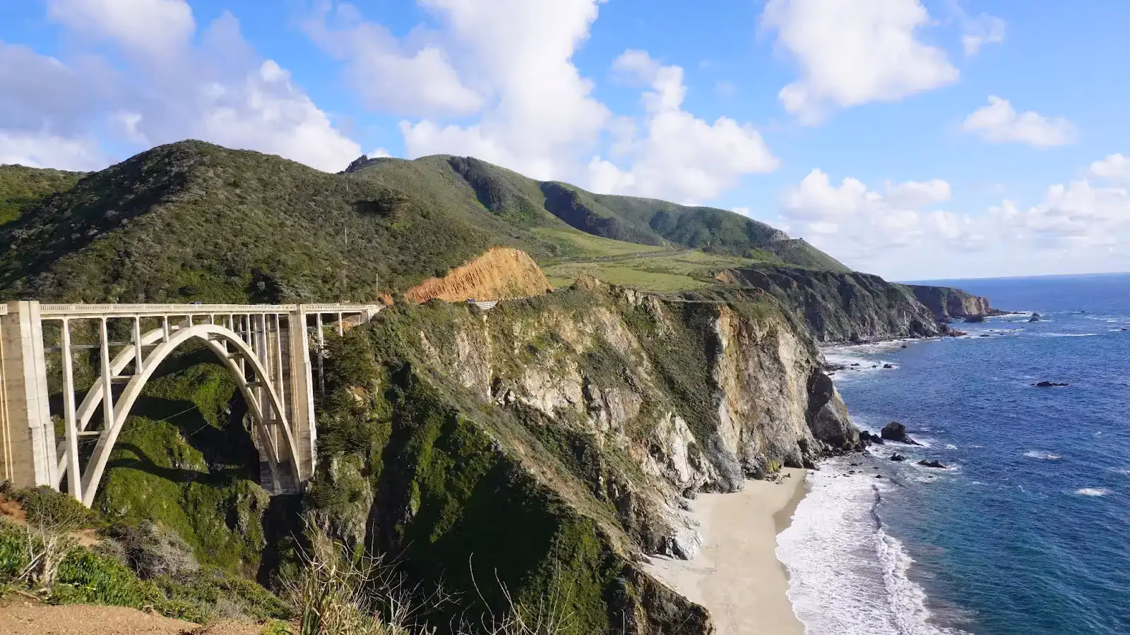 Pacific coast bike lane