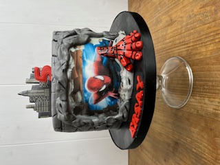 fondant spiderman