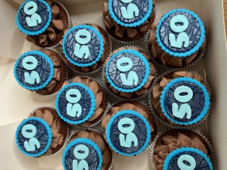 cupcakes blau 50