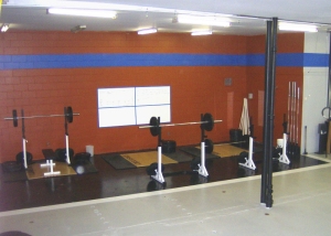 The lifting station at CrossFit Kinetics