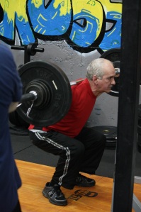 Gerry looking focused 