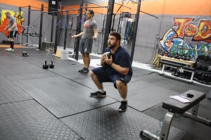 Jeremy LOVES his kettlebell