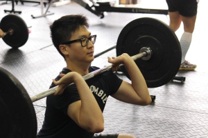 Lee, one of our newer members, with excellent form!