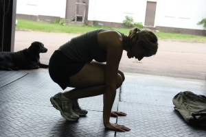 Shannon taking a quick break
