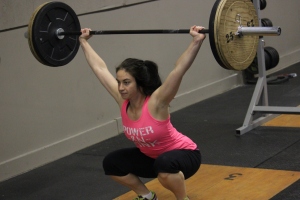 MC has a solid overhead squat