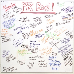 Tons of PRs for November. Let's fill up the December board!