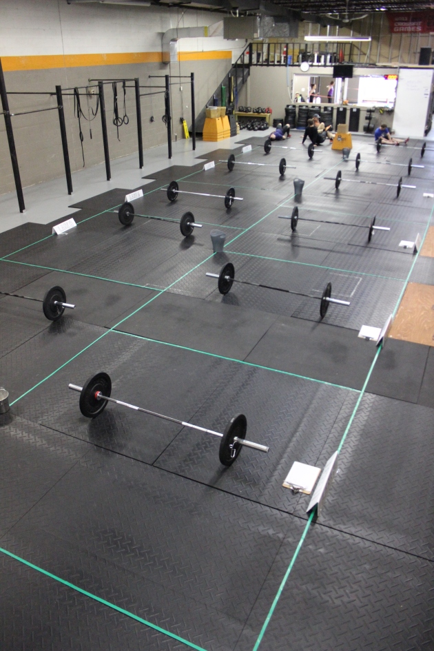 The scene before last year's Open