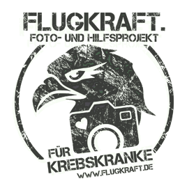 Flugkraft Logo, ein Adler in einem Kreis