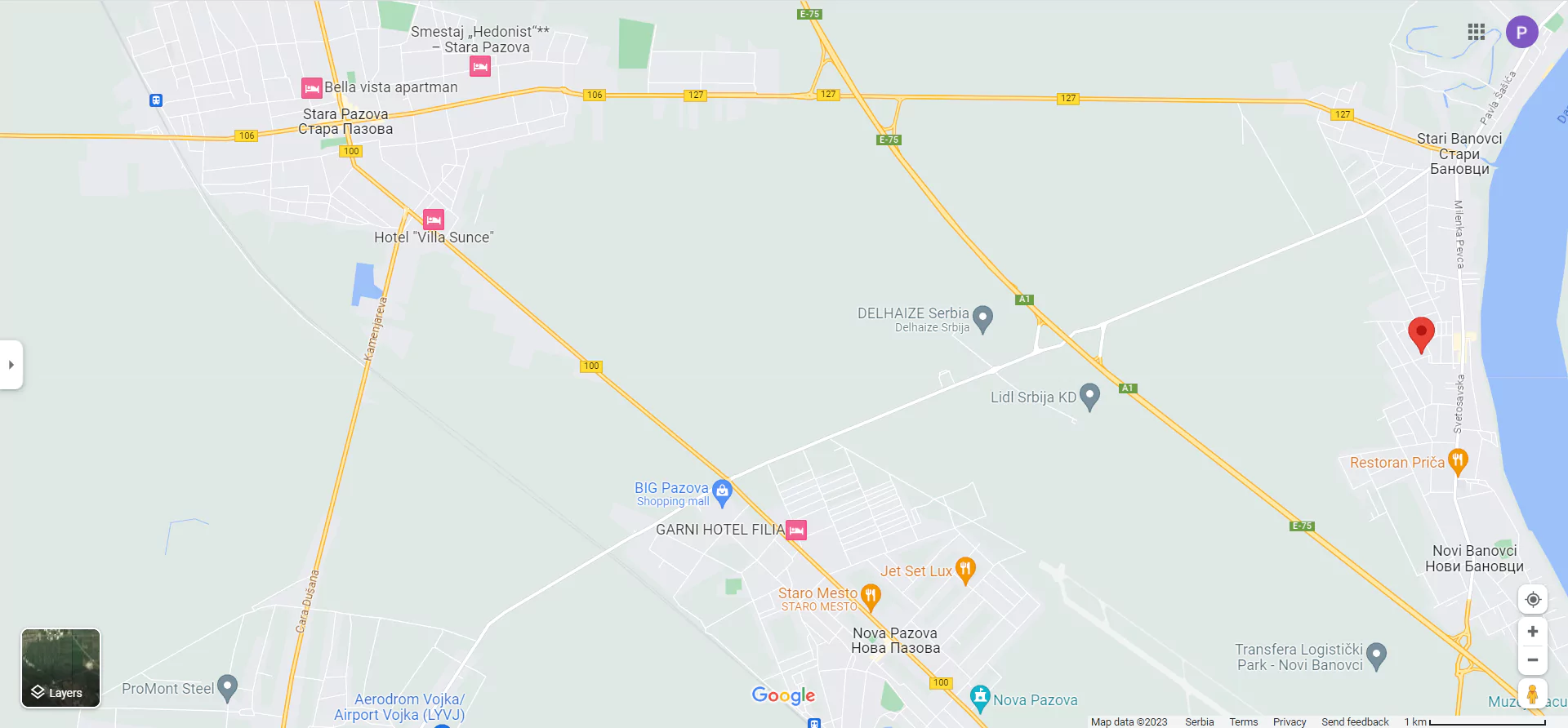 mapa gde se nalazi zgrada