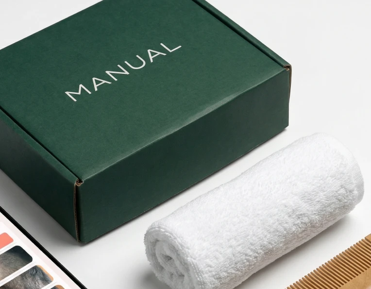 Homem aplicando o tratamento Manual em casa