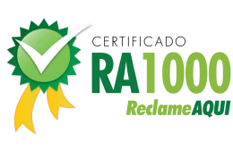 Selo RA1000 Reclame Aqui