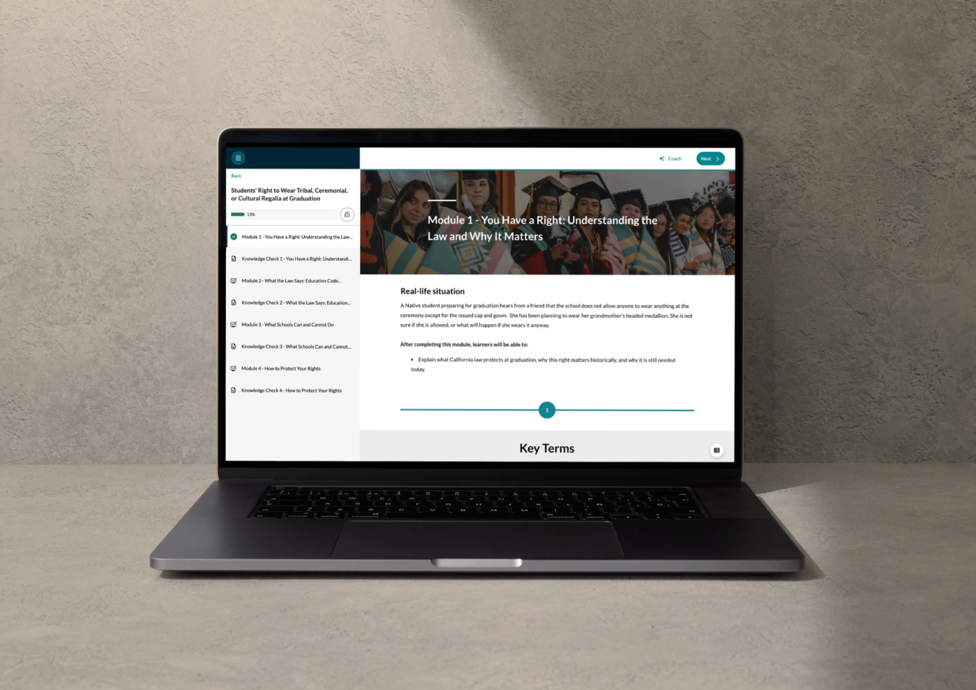 Mockup of website